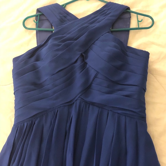 Queenmore Women’s Bridesmaid Dress-Royal Blue - Picture 4 of 6